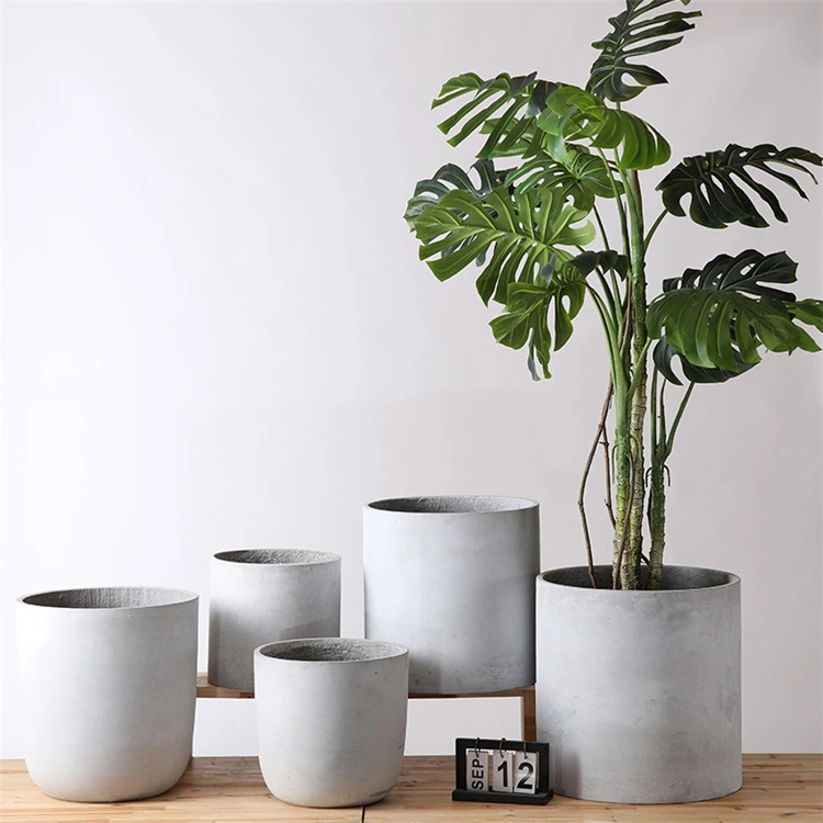 Nordic Style Bonsai Plant Tree Pot Concrete Planter Molds